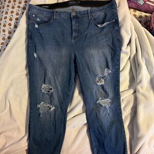 Torrid Blue Distressed Women's Jeans